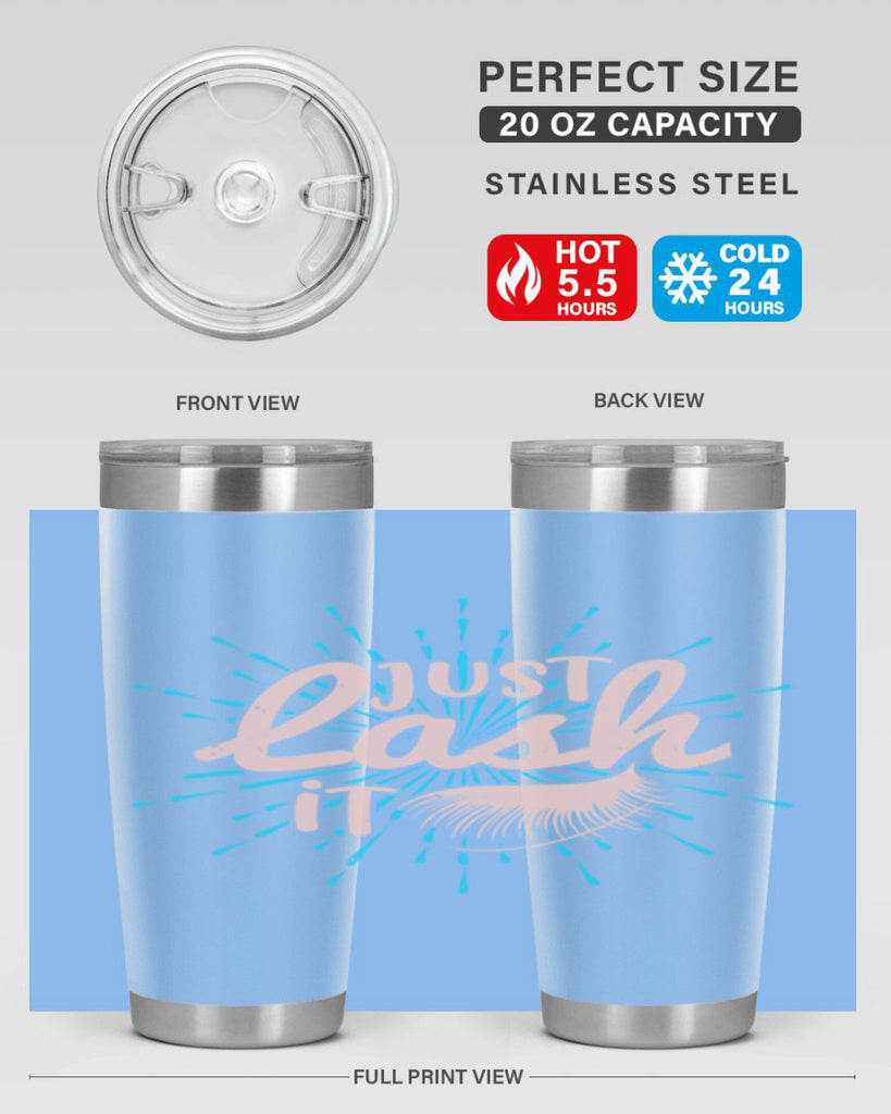 just lash it Style 199#- make up- Tumbler