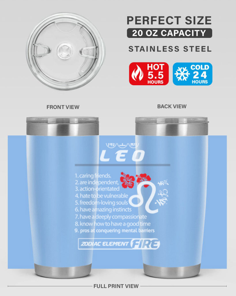 leo 307#- zodiac- Tumbler