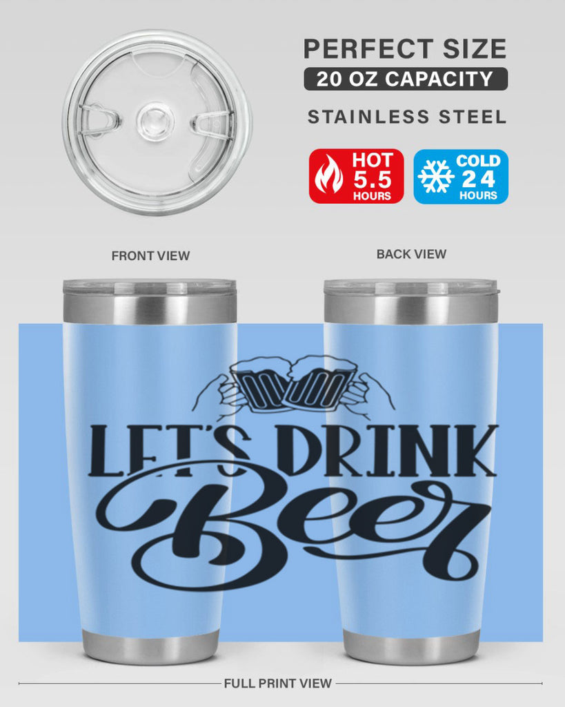 lets drink beer 29#- beer- Tumbler