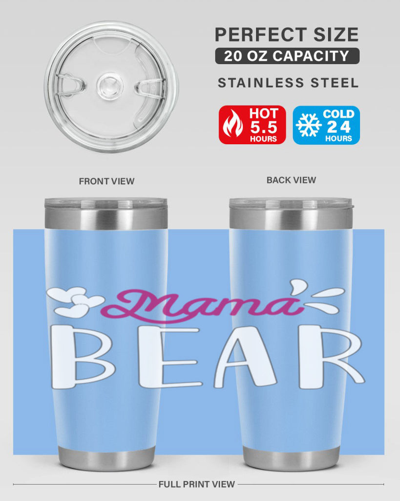 mama bear 132#- mom- Tumbler