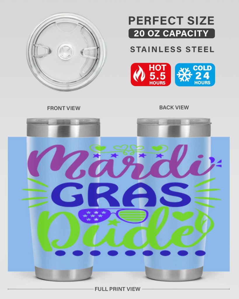 mardi gras dude 9#- mardi gras- Tumbler