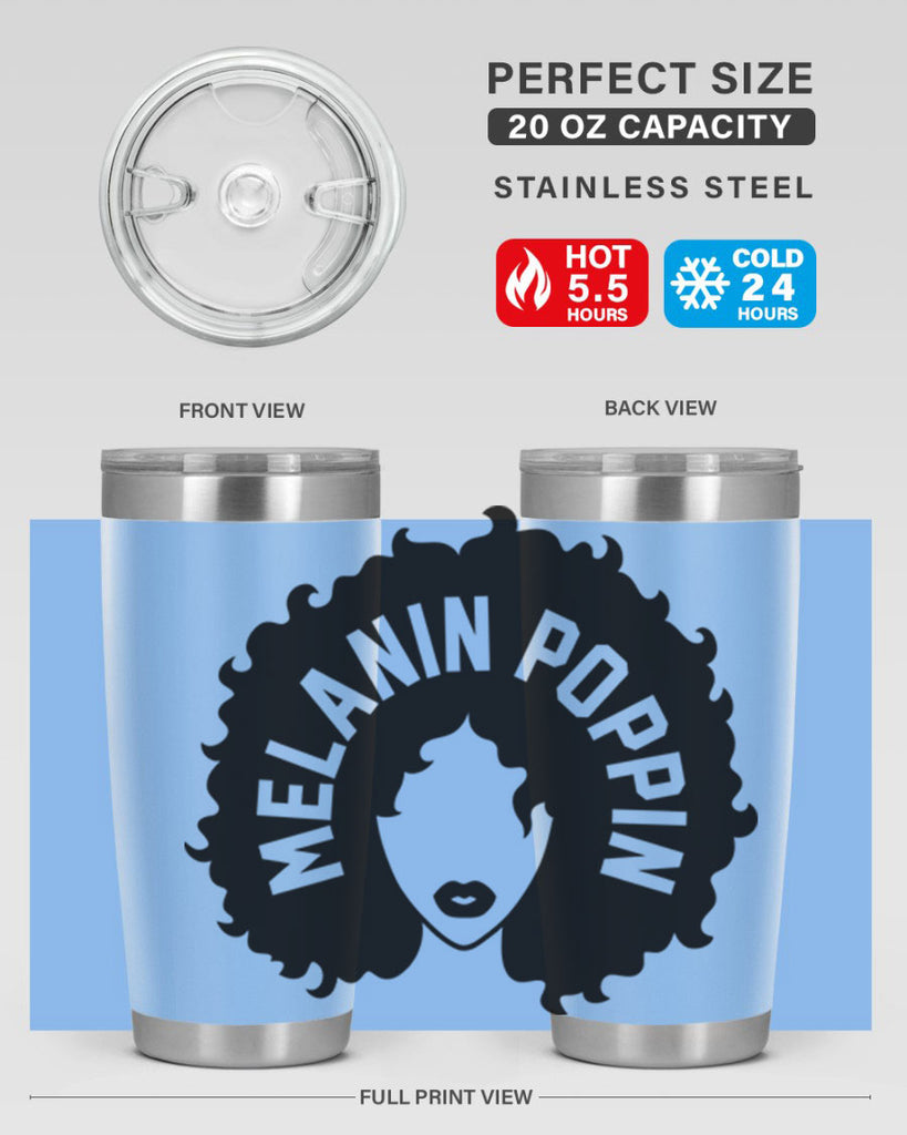 melanin poppin 85#- black words phrases- Cotton Tank