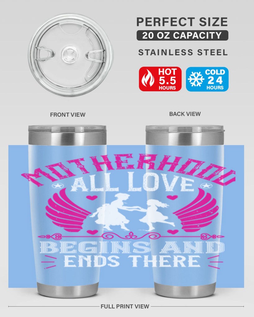 motherhood all love 57#- mothers day- Tumbler