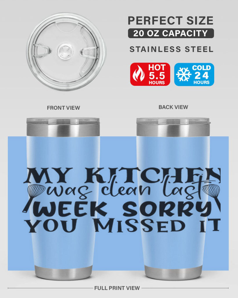 my kitchen was clean last week sorry you missed it 84#- kitchen- Tumbler