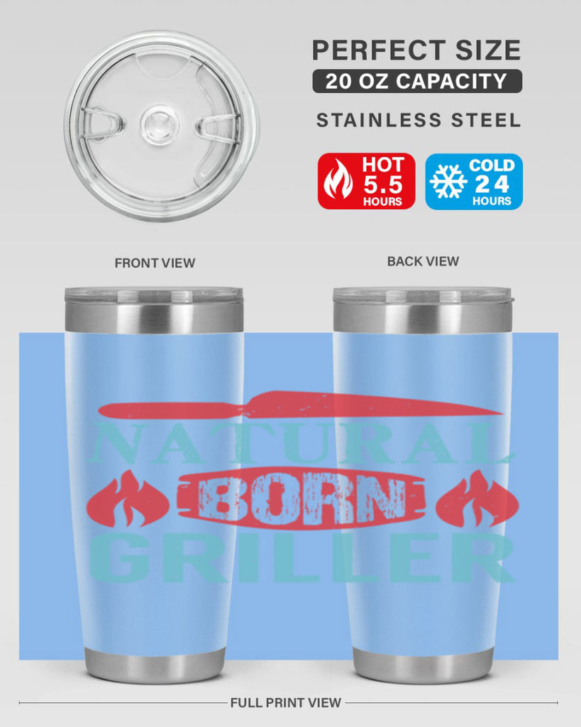 natural born griller 19#- bbq- Tumbler
