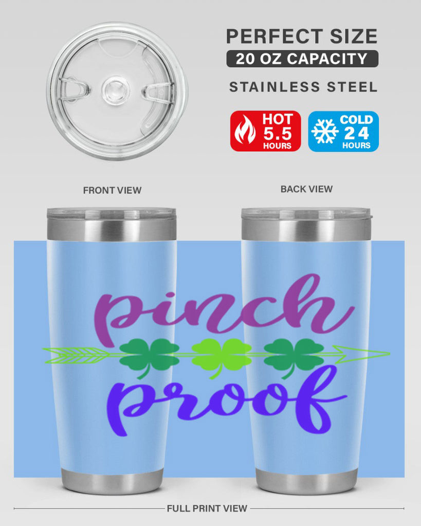 pinch proof 3#- mardi gras- Tumbler