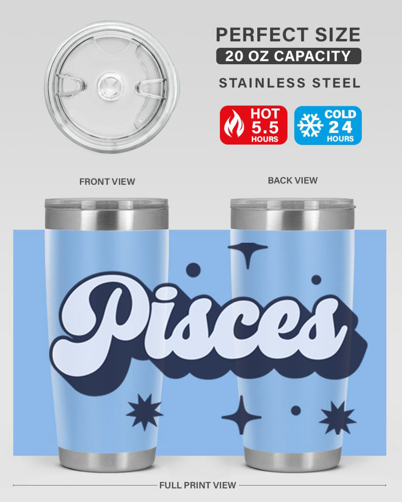 pisces 354#- zodiac- Tumbler