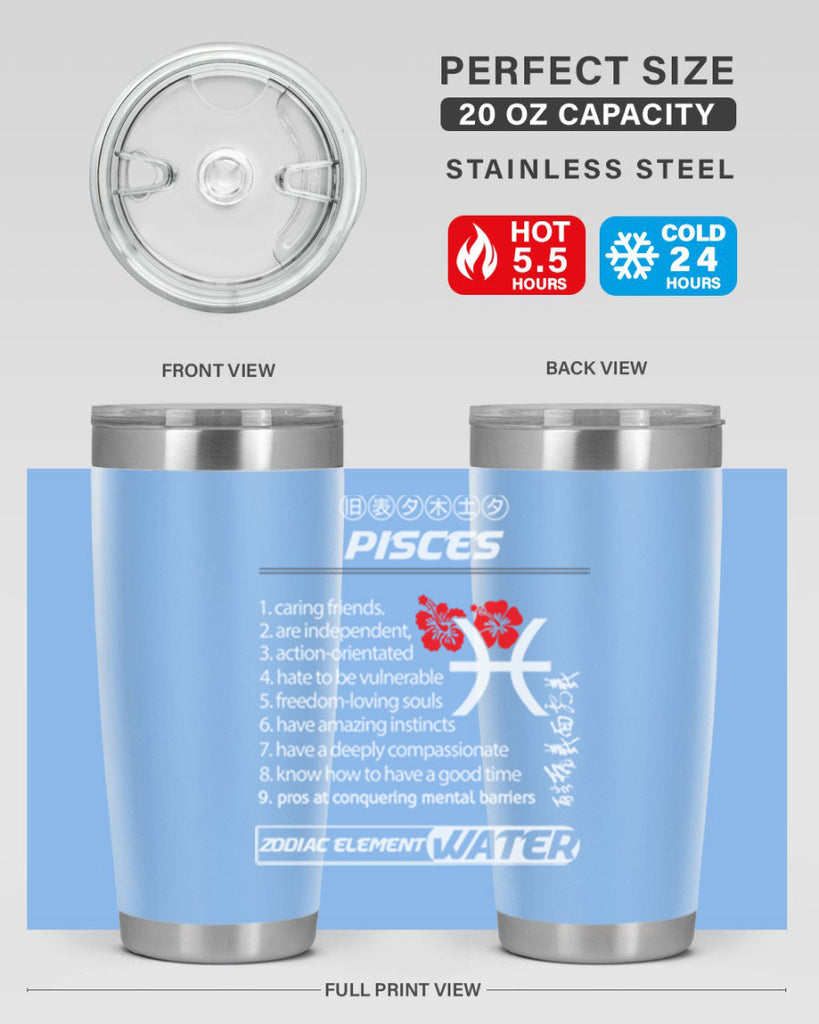 pisces 356#- zodiac- Tumbler