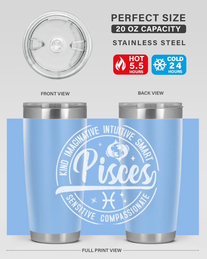 pisces 374#- zodiac- Tumbler