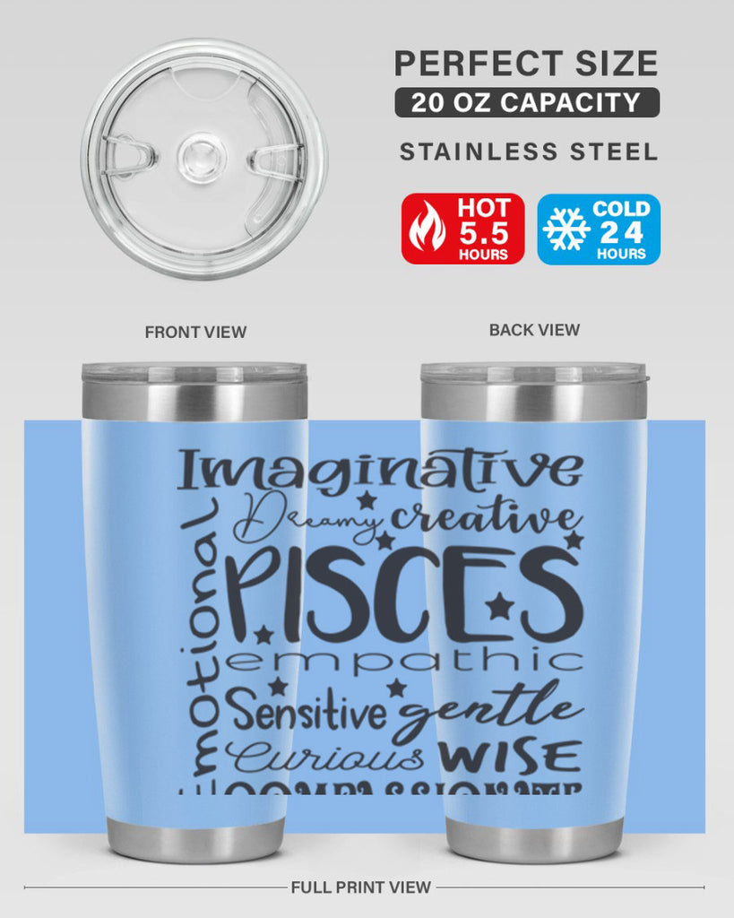 pisces 570#- zodiac- Tumbler