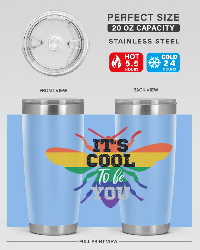 pride bee cool 70#- lgbt- Tumbler