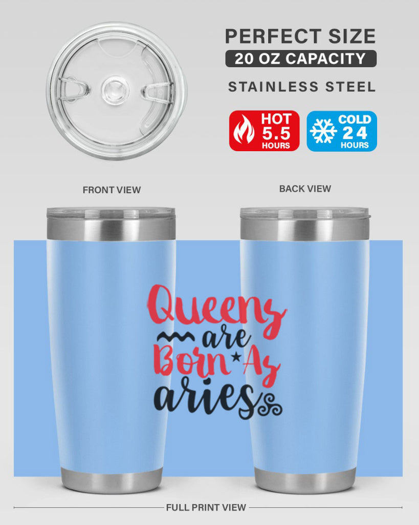 queens Are Born As Aries 384#- zodiac- Tumbler