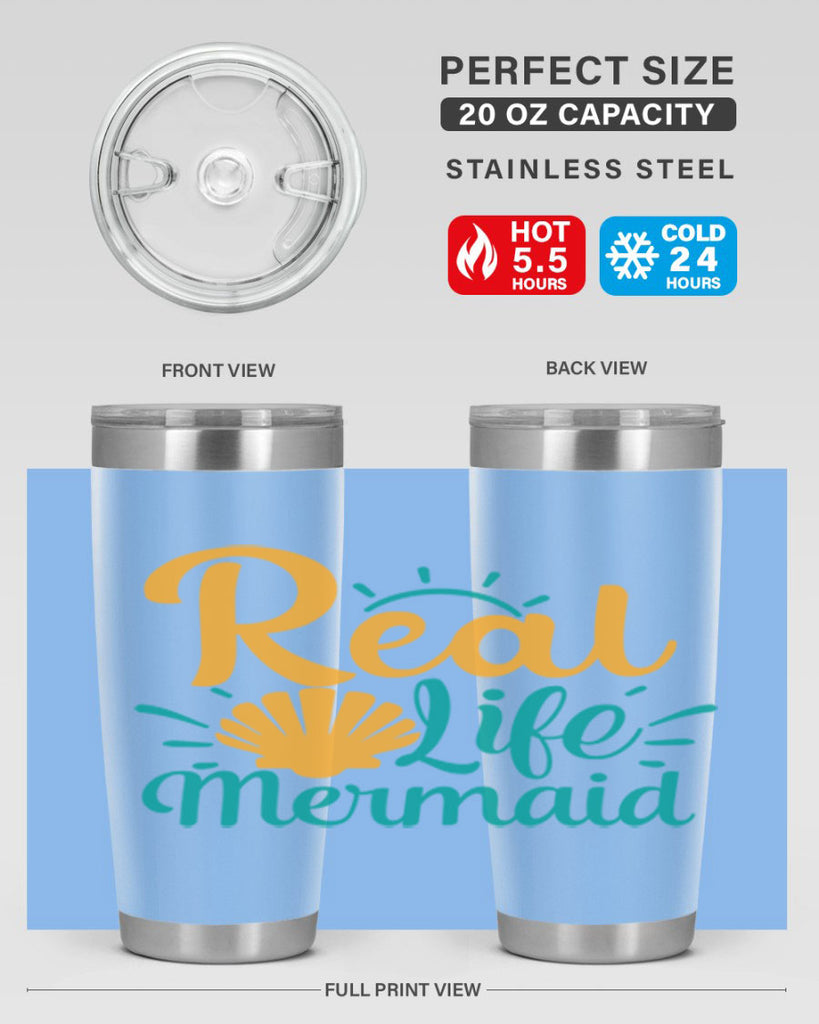real life mermaid Style 79#- summer- Tumbler
