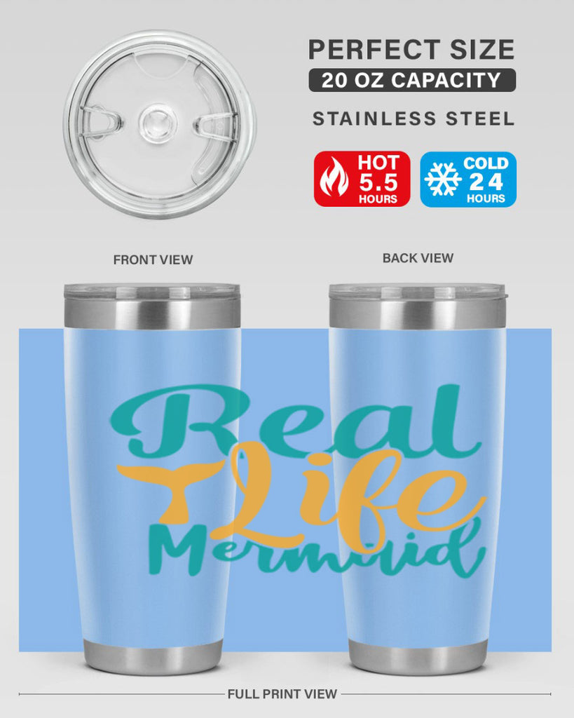 real life mermaid Style 80#- summer- Tumbler