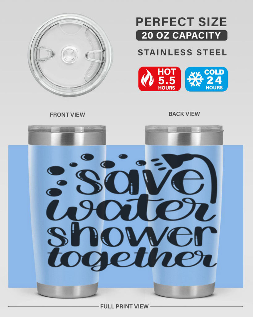save water shower together 18#- bathroom- Tumbler