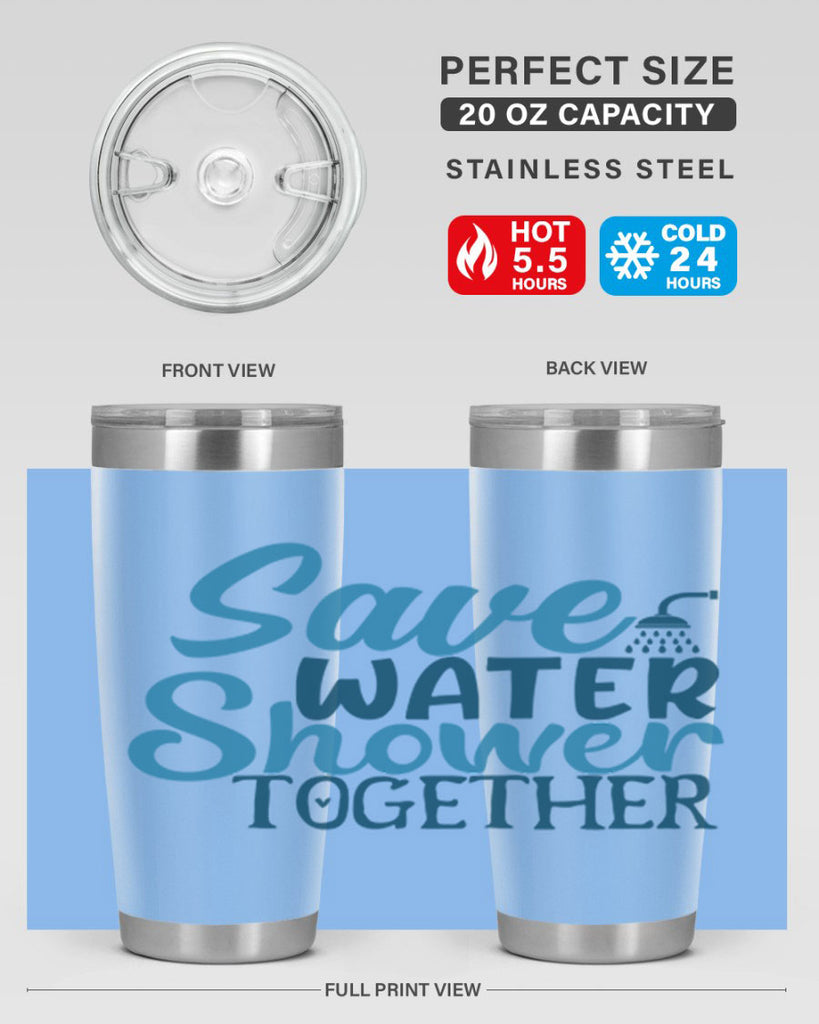 save water shower together 60#- bathroom- Tumbler