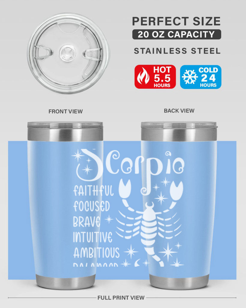 scorpio 435#- zodiac- Tumbler