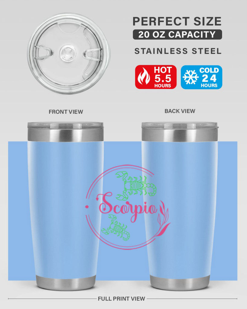 scorpio 437#- zodiac- Tumbler