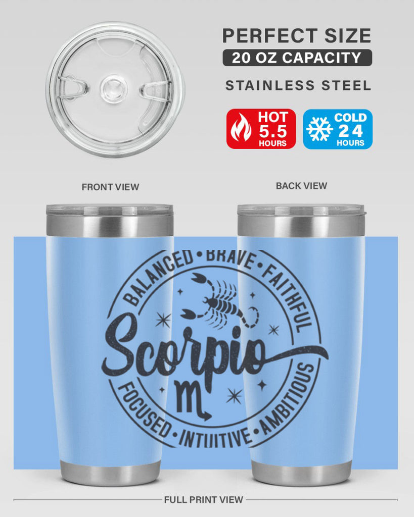 scorpio 438#- zodiac- Tumbler