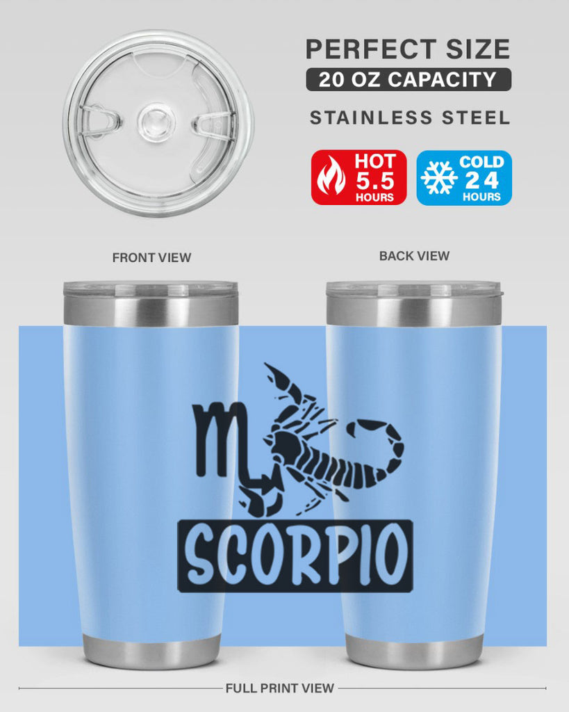 scorpio 440#- zodiac- Tumbler