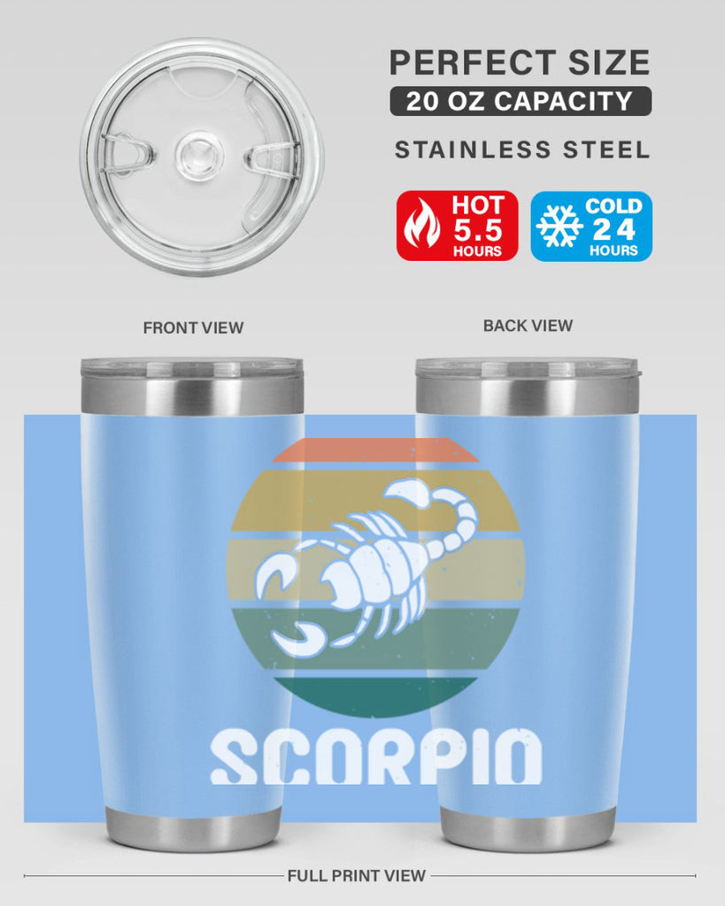 scorpio 451#- zodiac- Tumbler