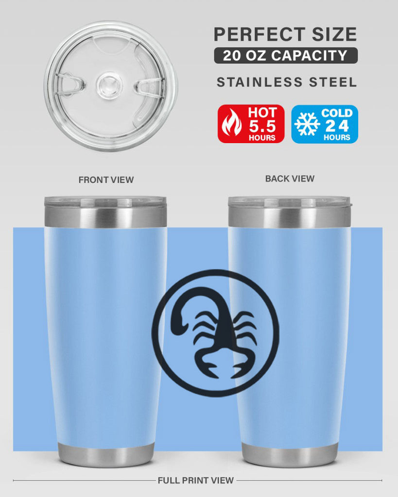 scorpio 452#- zodiac- Tumbler