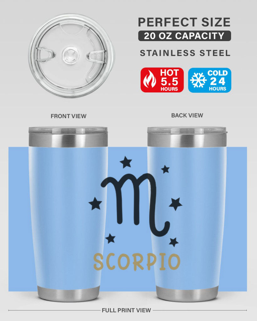 scorpio 455#- zodiac- Tumbler