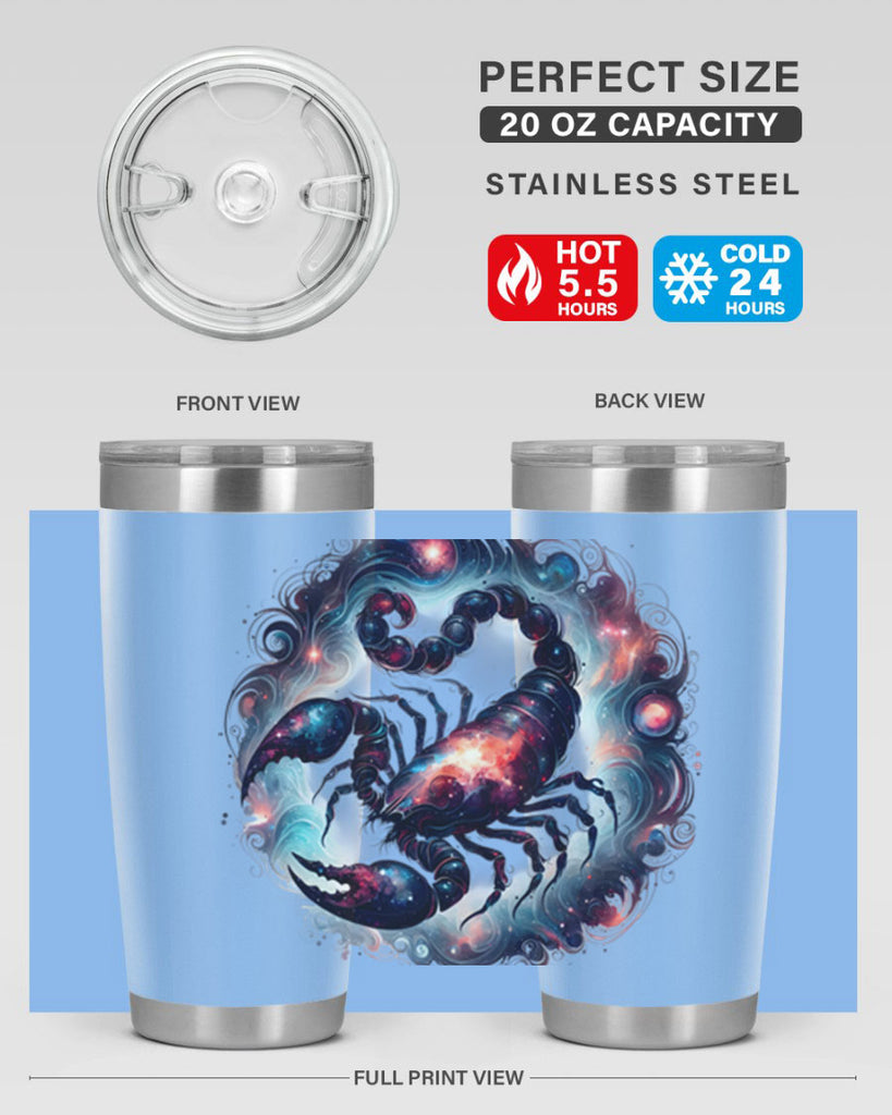 scorpio 462#- zodiac- Tumbler