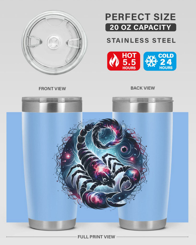 scorpio 463#- zodiac- Tumbler
