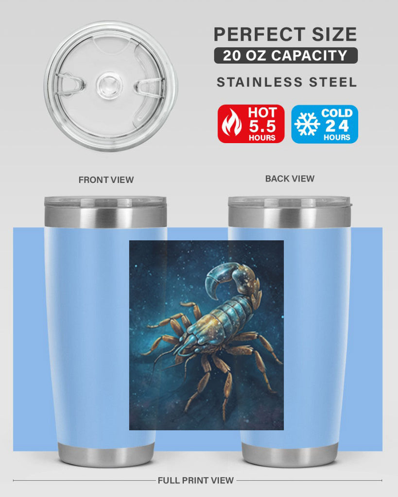 scorpio 46#- zodiac- Tumbler