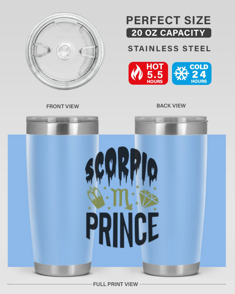 scorpio prince 445#- zodiac- Tumbler