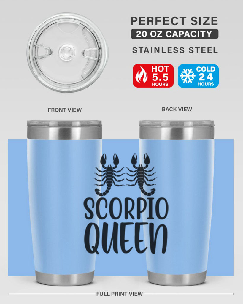 scorpio queen 446#- zodiac- Tumbler