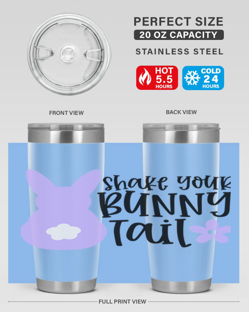 shake your bunny tail 12#- easter- Tumbler