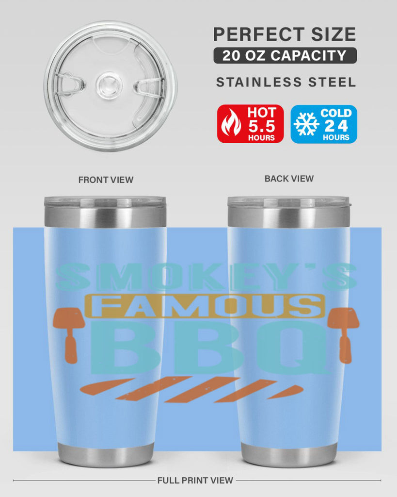 smokeys famous bbq 11#- bbq- Tumbler
