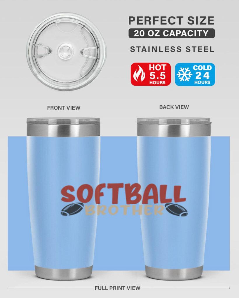 softball brother 2276#- softball- Tumbler