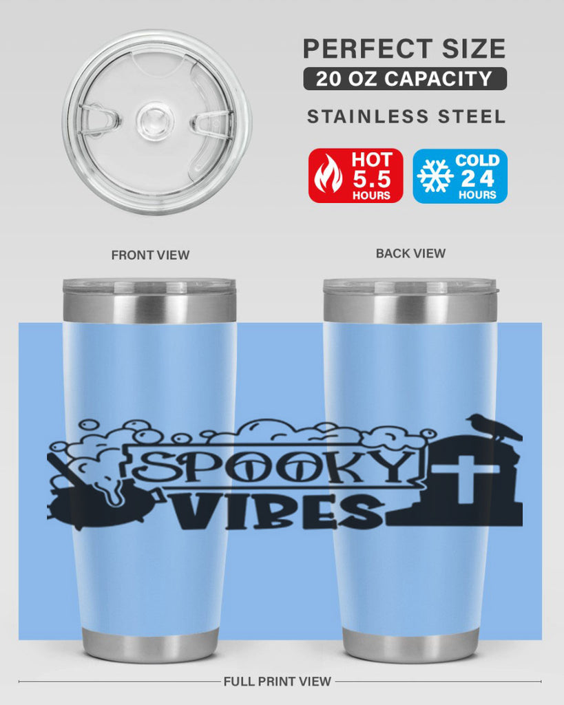 spooky vibes 20#- halloween- Tumbler