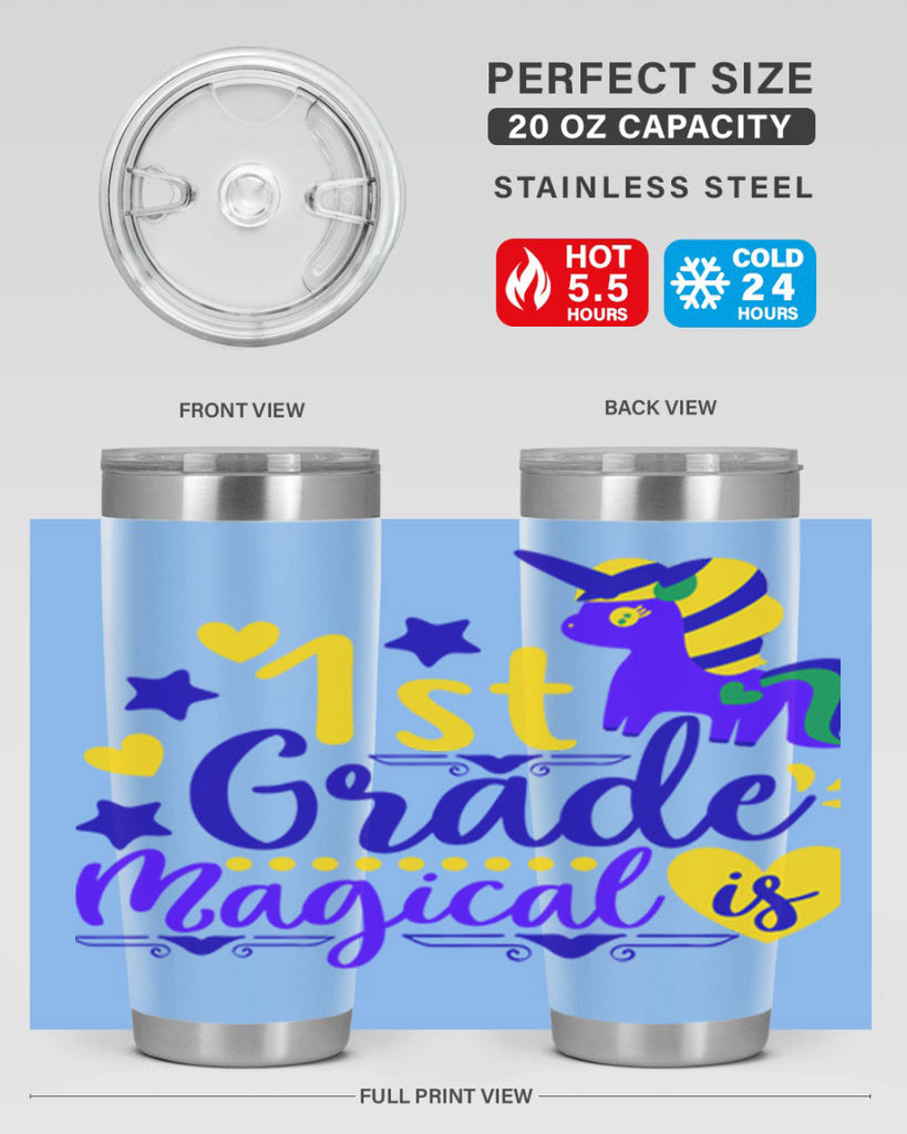 st grade magical 63#- mardi gras- Tumbler