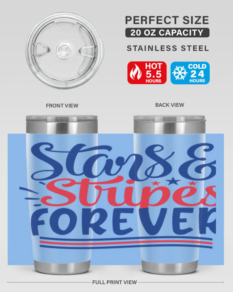 stars stripes forever Style 74#- Fourt Of July- Tumbler