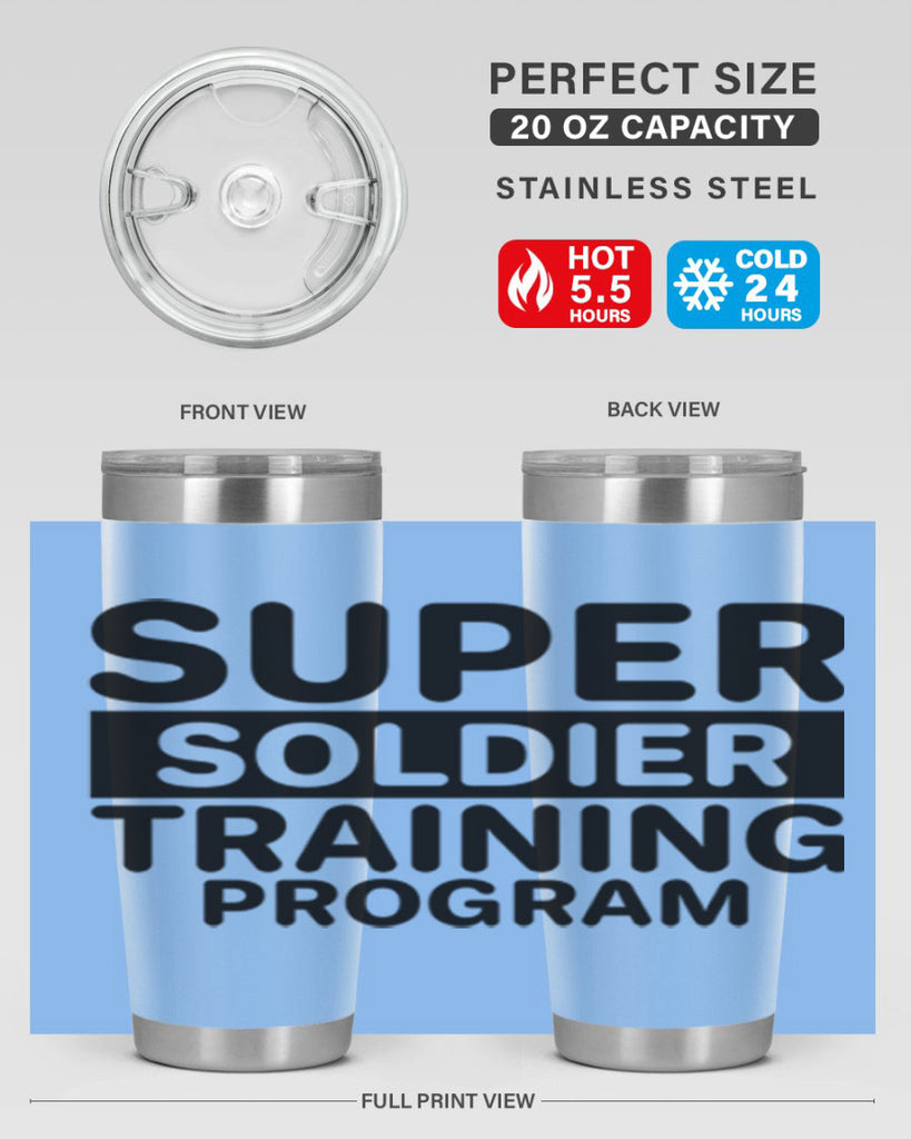 super soldier training program 397#- winter- Tumbler