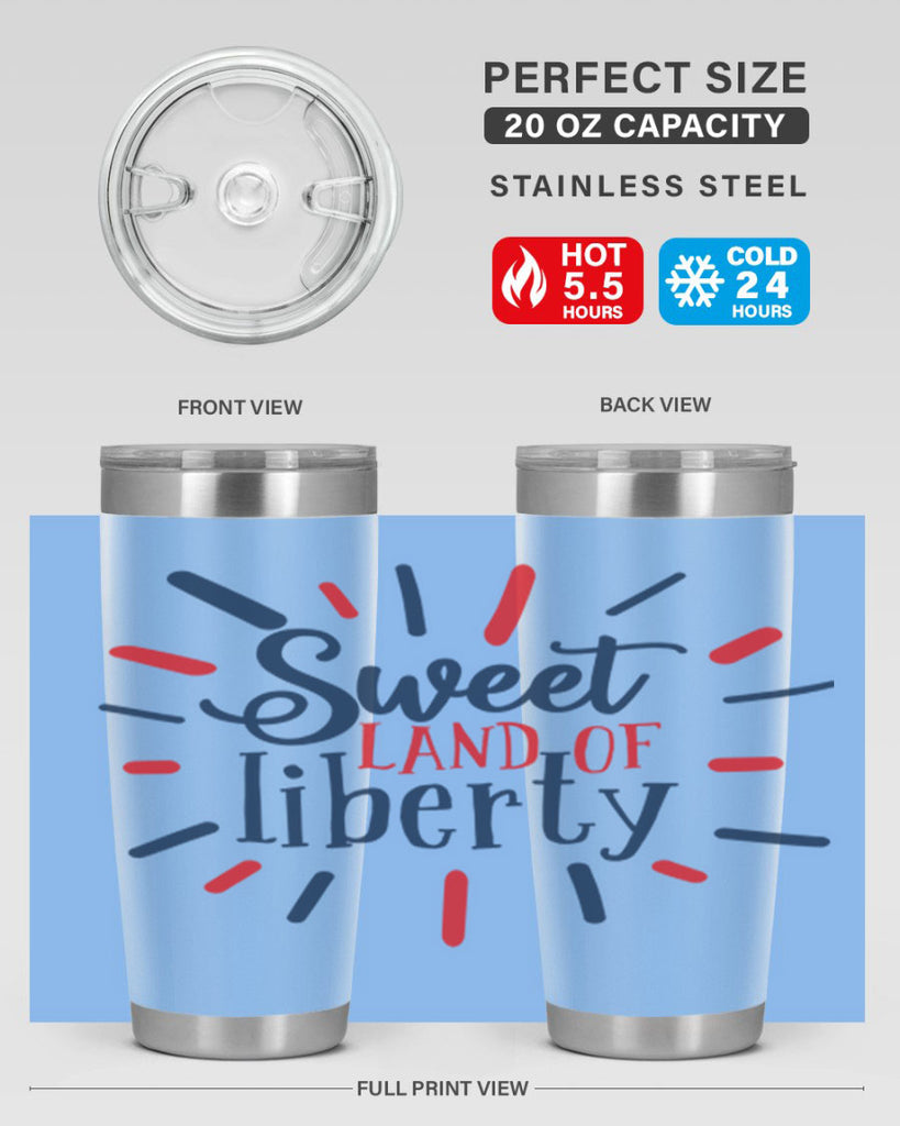 sweet land of liberty Style 7#- Fourt Of July- Tumbler