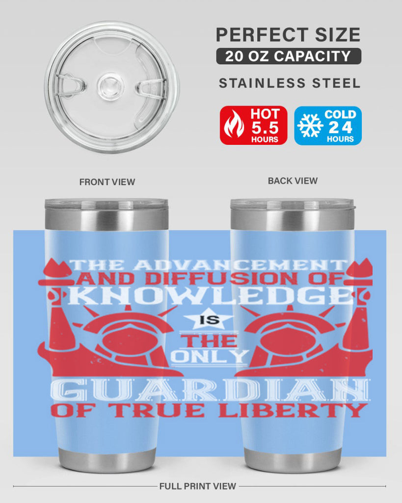 the advencement and diffusion of knowledge Style 190#- Fourt Of July- Tumbler