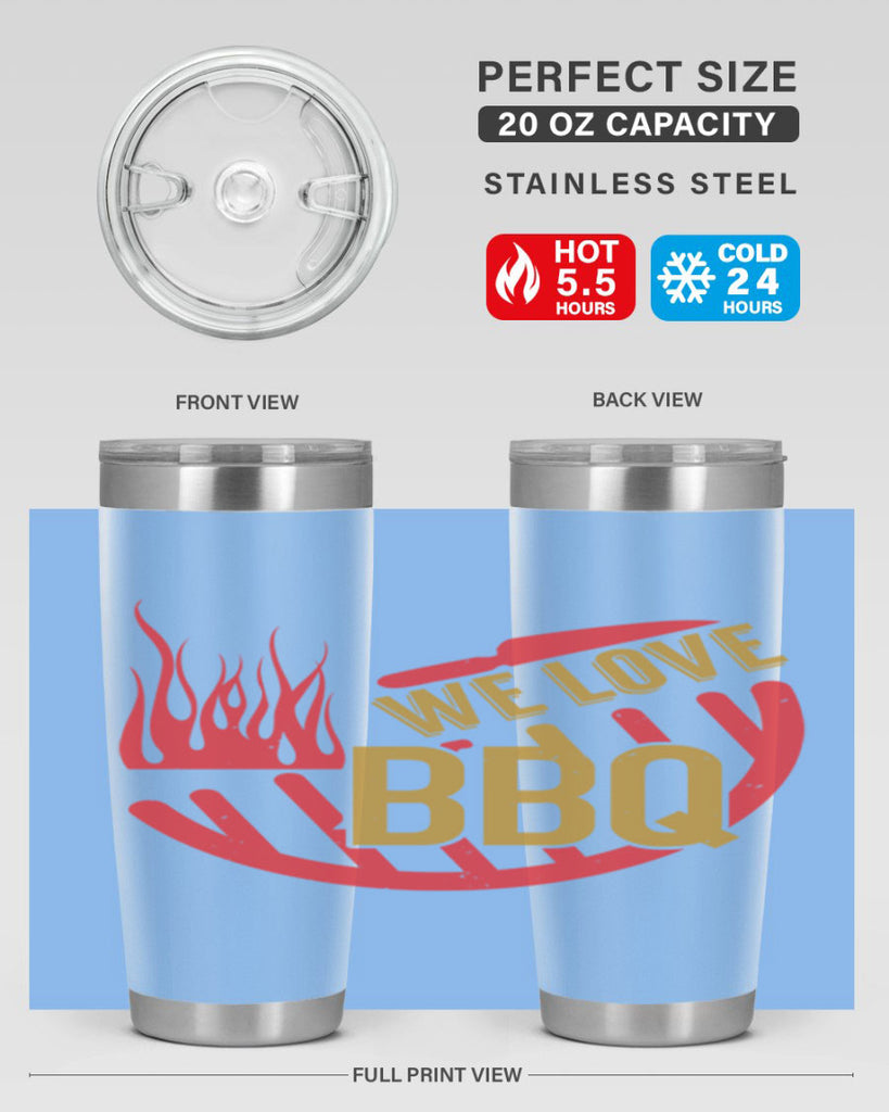 we love bbq 7#- bbq- Tumbler