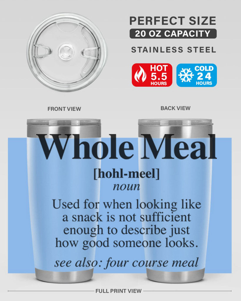 whole meal 10#- black words phrases- Cotton Tank