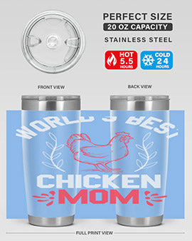 world’s best chicken mom Style 1#- chicken- Tumbler