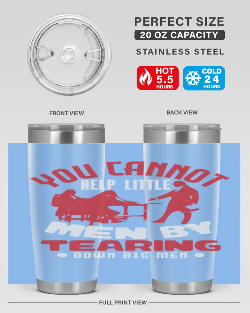 you cannot help little men Style 72#- Fourt Of July- Tumbler