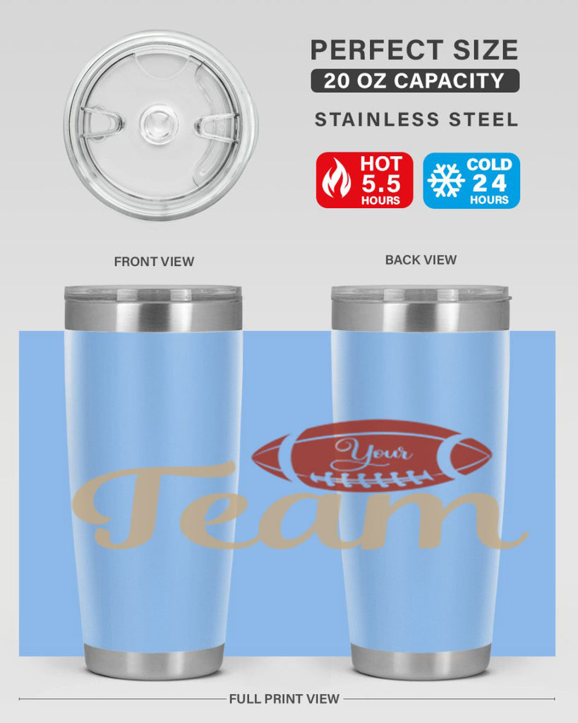 your team 2271#- softball- Tumbler