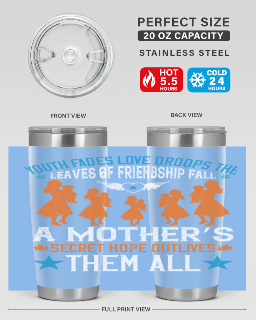youth fades love droops 9#- mothers day- Tumbler