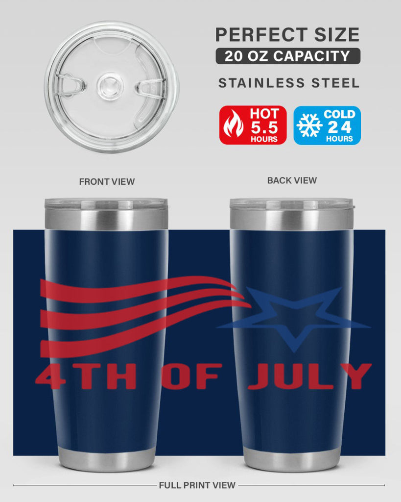 4th of July design Style 66#- Fourt Of July- Tumbler