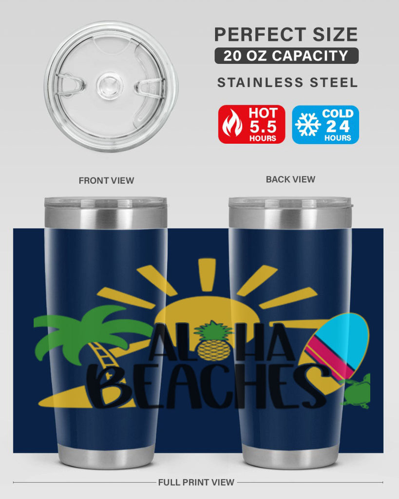 Aloha Beaches Style 55#- summer- Tumbler