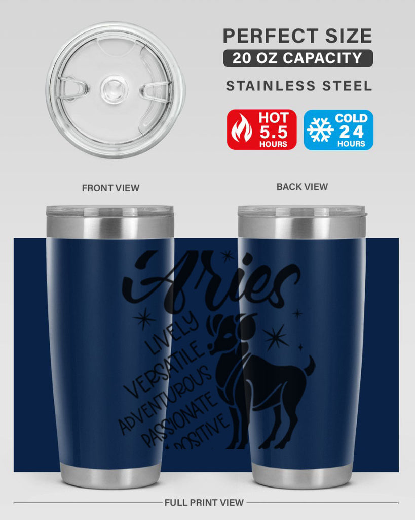 Aries 100#- zodiac- Tumbler